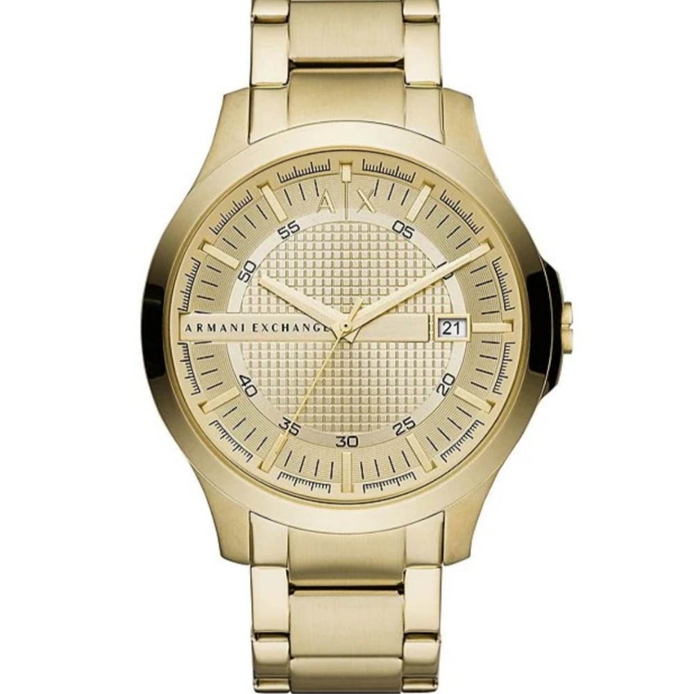 NWT- Armani Exchange Gold-Tone Stainless Steel Model AX2415